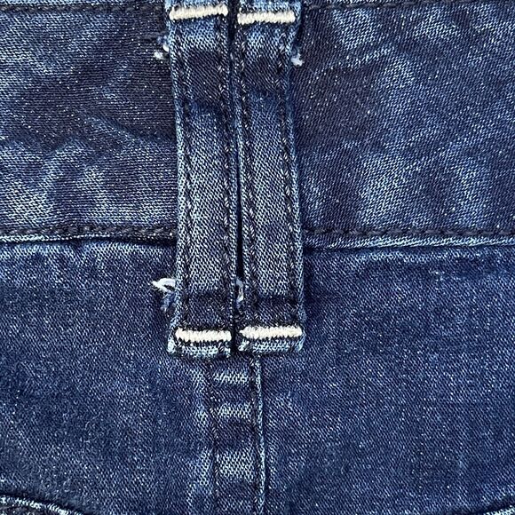 Mossimo Flare Jeans Womens Size 8 Premium Denim Blue Y2K Double Loop - Picture 4 of 11